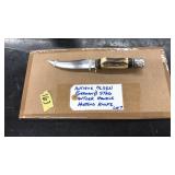 ANTQ. OLSEN STAG HANDLE HUNTING KNIFE