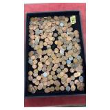 TRAY OF ASST. US PENNIES