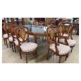 LOUIS XVI GILT METAL MOUNTED FRUITWOOD DR SET