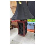 ABACUS FORM TABLE LAMP AND SHADE