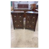 PAIR OF PINE SIDE TABLES