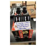 6 CASTER WHEELS, NEW IN BOX