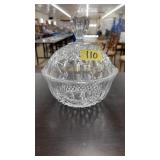 MOLDED CRYSTAL COVERED JAR