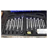 20PC S.A.E. & METRIC WRENCH SET IN HARD CASE