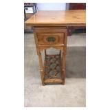 CHINESE FRUITWOOD DOUBLE PEDESTAL DESK