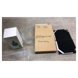 MIRRORED GLASS TABLE RUNNERS & HURRICANE SHADE