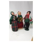 3 BYERS CHOICE CAROLERS