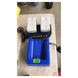 KOBALT BATTERY CHARGER & SNOWJOE BATTERIES/CHARGER