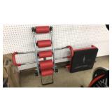 WORKOUT STEP STOOL & AB ROCKET MACHINE