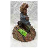 TOM CLARK "FLORA" GNOME FIGURINE, 1989