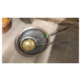 LOT OF ASST. COPPER LADDLES AND PAN