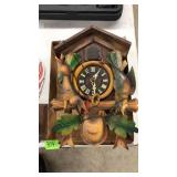 ANTQ. WOOD CARVED CUCKOO CLOCK