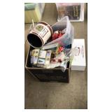 BOX OF ASST. CHRISTMAS DECOR