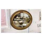 OVAL ACCENT WALL HANGING MIRROR