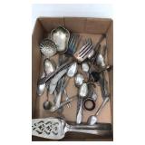 BOX OF ASST. FLAT WARE