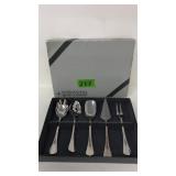 5 PC STAINLESS STEEL APPETIZER SERVING SET