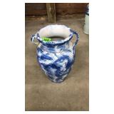 TWO HANDLE CERAMIC POTTERY JUG VASE