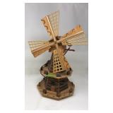 WOODEN WINDMILL LAMP