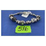 BRIGHTON B&W CHARM BRACELET