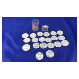 UNCIRCULATED 1963 FRANKLIN HALF DOLLARS