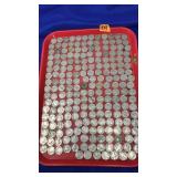 TRAY OF 207 INDIAN HEAD NICKLES