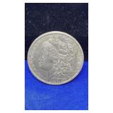 1881 MORGAN SILVER DOLLAR W/ 