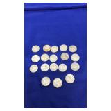 COLLECTION OF 18 SILVER QUARTERS