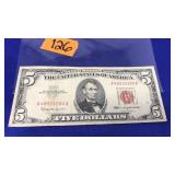 1963 $5 RED SEAL NOTE