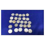 25 MERCURY DIMES