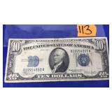 1934 C SERIES $10 SILVER CERTIFICATE