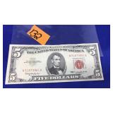 1963 $5 RED SEAL NOTE