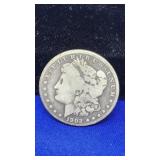 1902 MORGAN SILVER DOLLAR W/ 