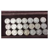 1945 (21) MERCURY DIMES