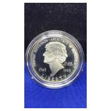 THOMAS JEFFERSON 250TH ANNIV SILVER DOLLAR