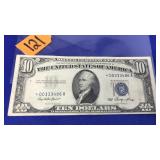 1953 SERIES $10 SILVER CERTIFICATE