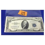 1953 SERIES $10 SILVER CERTIFICATE
