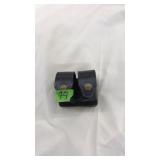 (2) 357 6 ROUND DROP BULLET HOLDERS WITH HOLDER