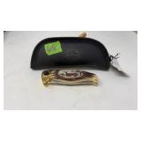 FRANKLIN MINT LOCKBLADE KNIFE IN SOFT CASE
