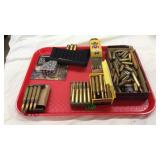 TRAY LOT OF ASST. MIXED AMMO