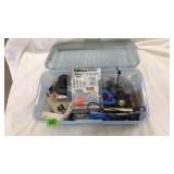 BOX LOT OF ASST. ARCHERY ACCESSORIES