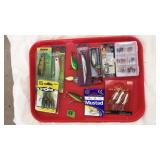 TRAY LOT OF ASST. FISHING LURES
