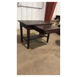 SOLID MAHOGANY CADILLAC DESK TABLE