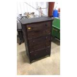 OAK 5 DRAWER HOTEL CHEST