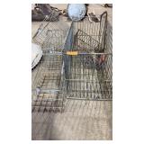 4 ASST SIZE WIRE BASKETS