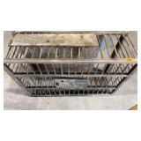 WOODEN CHICKEN CRATE