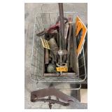 CRATE OF VINTAGE HAND TOOLS