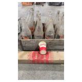 ANTIQUE CASE OF HIRES ROOTBEER BOTTLES &
