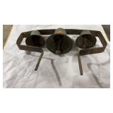 ANTIQUE SET OF THREE CARRIAGE BELLS