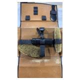 VINTAGE VANITY SET IN LEATHER CASE