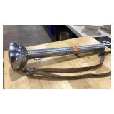 ANTIQUE FLASHLIGHT WITH STRAP 19"